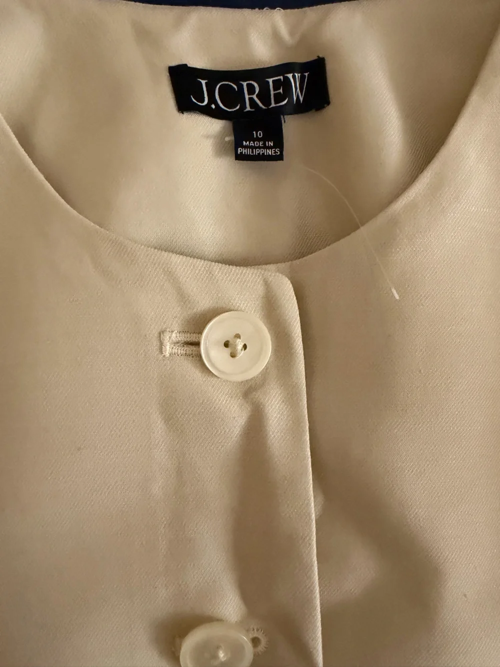 J.Crew Women's Blazer — Cream